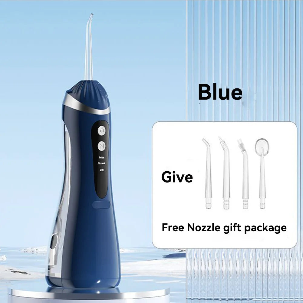 Oral Irrigator 3 Cleaning Modes Portable Rechargeable Waterproof  IP65 Dental Water FlosserTeeth Whitening Jet Floss 200ML