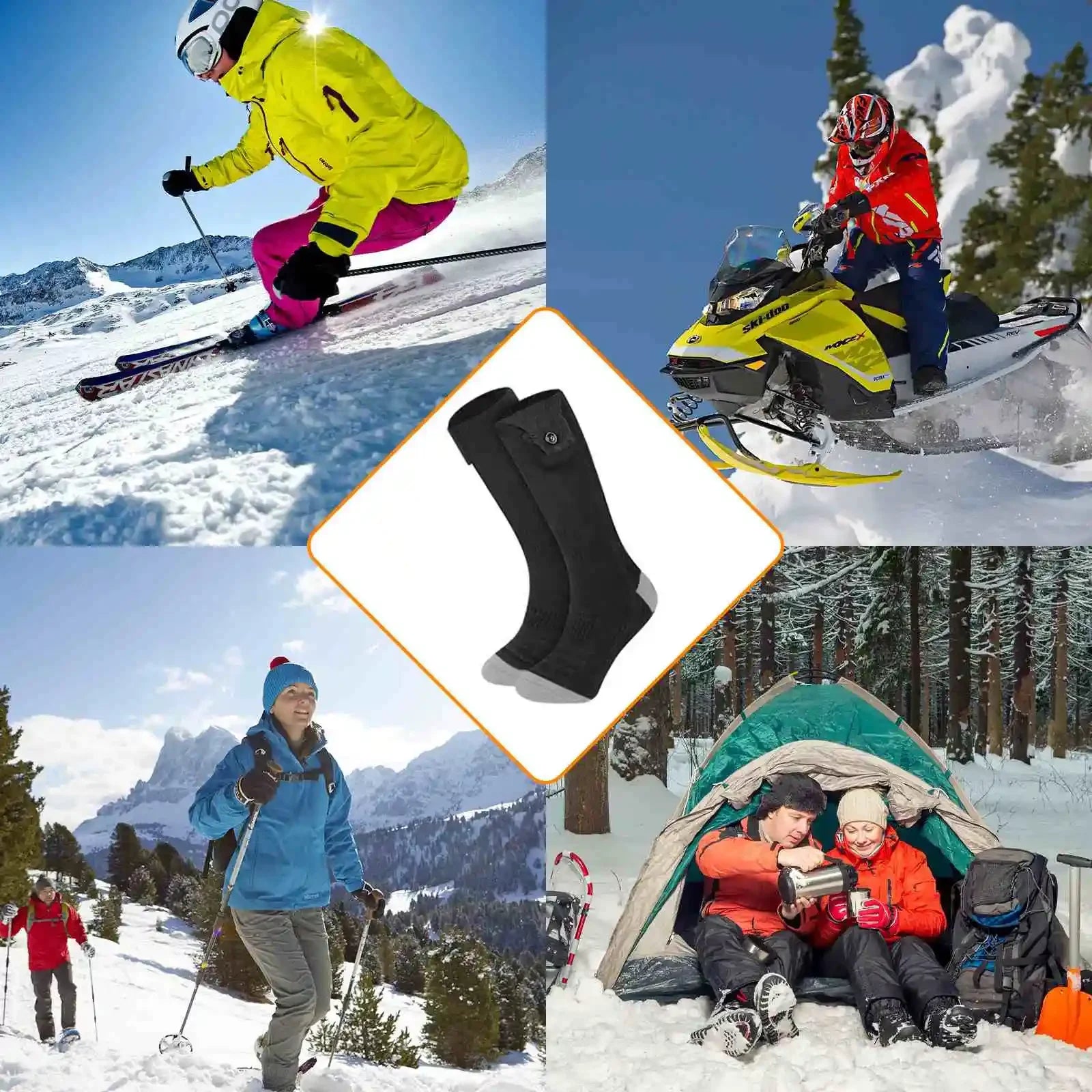 New App Temperature Control Heating Socks Usb Charging Heating Socks For Men And Women Warm Heating Socks Lndividual Warmth