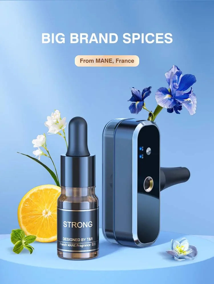 Essential Oil Diffuser Smart Car Diffuser Air Freshener Hanging Humidifier Clip Ventilation Diffuser Car Perfume Aromatherapy