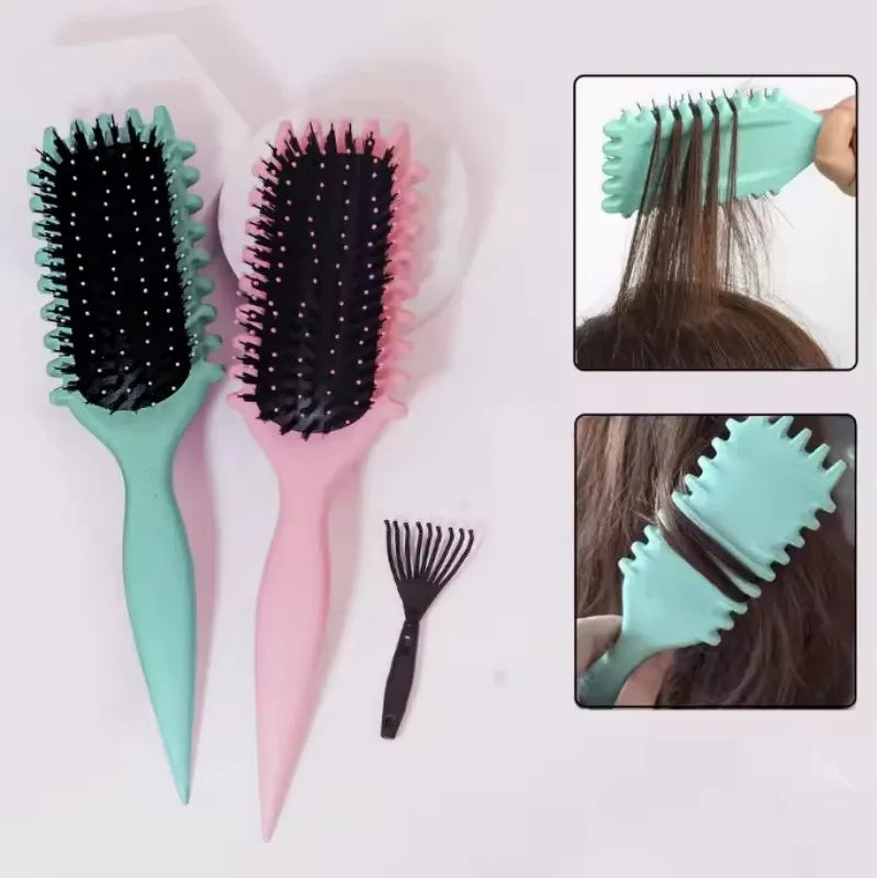 Pente de cabeleireiro para salão de beleza, pentes desembaraçadores profissionais para alisamento de cabelo, massageador de cour