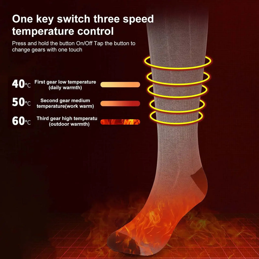New App Temperature Control Heating Socks Usb Charging Heating Socks For Men And Women Warm Heating Socks Lndividual Warmth