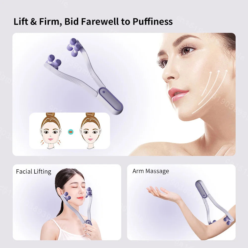 Roller Facial Massager Portable Multifunctional Promoting Face Absorption Relaxing Lifting Facial Massager Beauty Skincare Tools