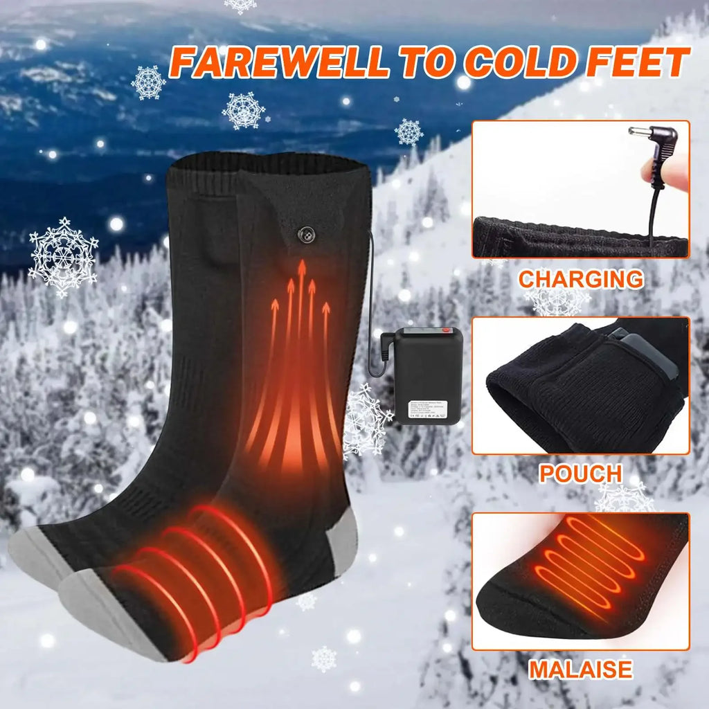 New App Temperature Control Heating Socks Usb Charging Heating Socks For Men And Women Warm Heating Socks Lndividual Warmth